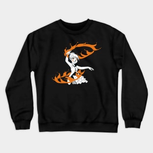 Fire-Hoop Dance Crewneck Sweatshirt